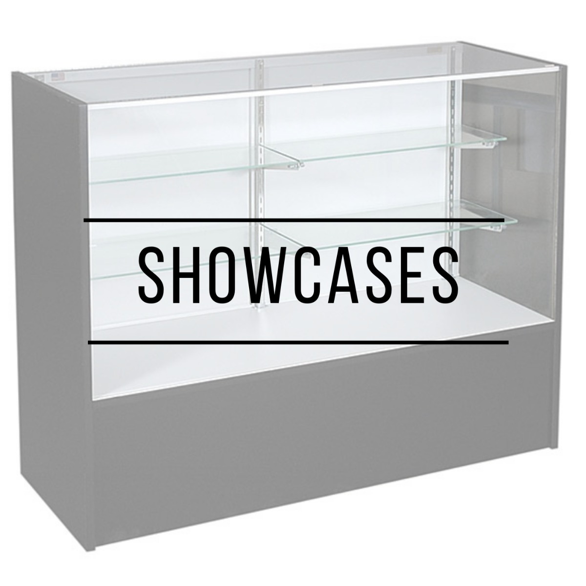 Showcases from small, medium, and tall display your Hawaii products.