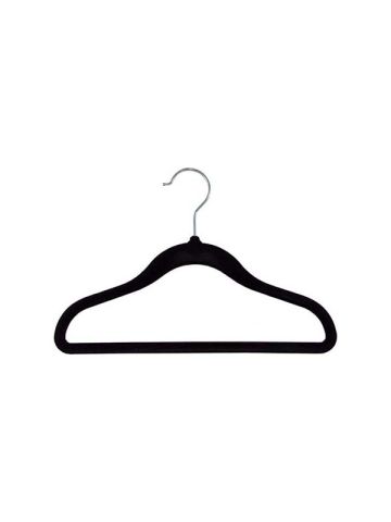 11 5/8" Kids Black Velvet Suit Hanger