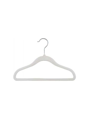 11 5/8" Kids White Velvet Suit Hanger
